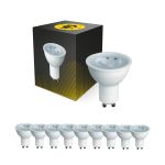 Multipack 10x Bright Choice Foco LED GU10 PAR16 4W 345lm 36D - 827 Luz Muy Cálida | Reemplazo 50W
