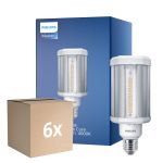 Multipack 6x Philips TrueForce LED E27 HPL Clara 21W 3000lm 360D - 840 Blanco Frio | Reemplazo 50W