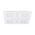 Eglo Luz de techo Padrogia-Z Acero Blanco 9.7W 1170lm - 827-865 Ajustable Blanco + RGB | IP20 - Zigbee Regulable