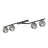 Emibig Luz de techo Naton Acero Negro | Apta para 4x E14 - Max 10W