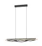 Eglo Colgante De Luz Boyal Madera Negro, Marrón 42W 3500lm - 830 Luz Cálida | Regulable